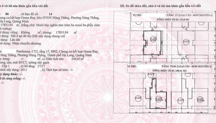 Cần Bán đất khách sạn vị trí có một không có 2,  vô cùng đắc địa tại Bãi Cháy, view biển. Tuyệt phẩm bên vịnh Di sản